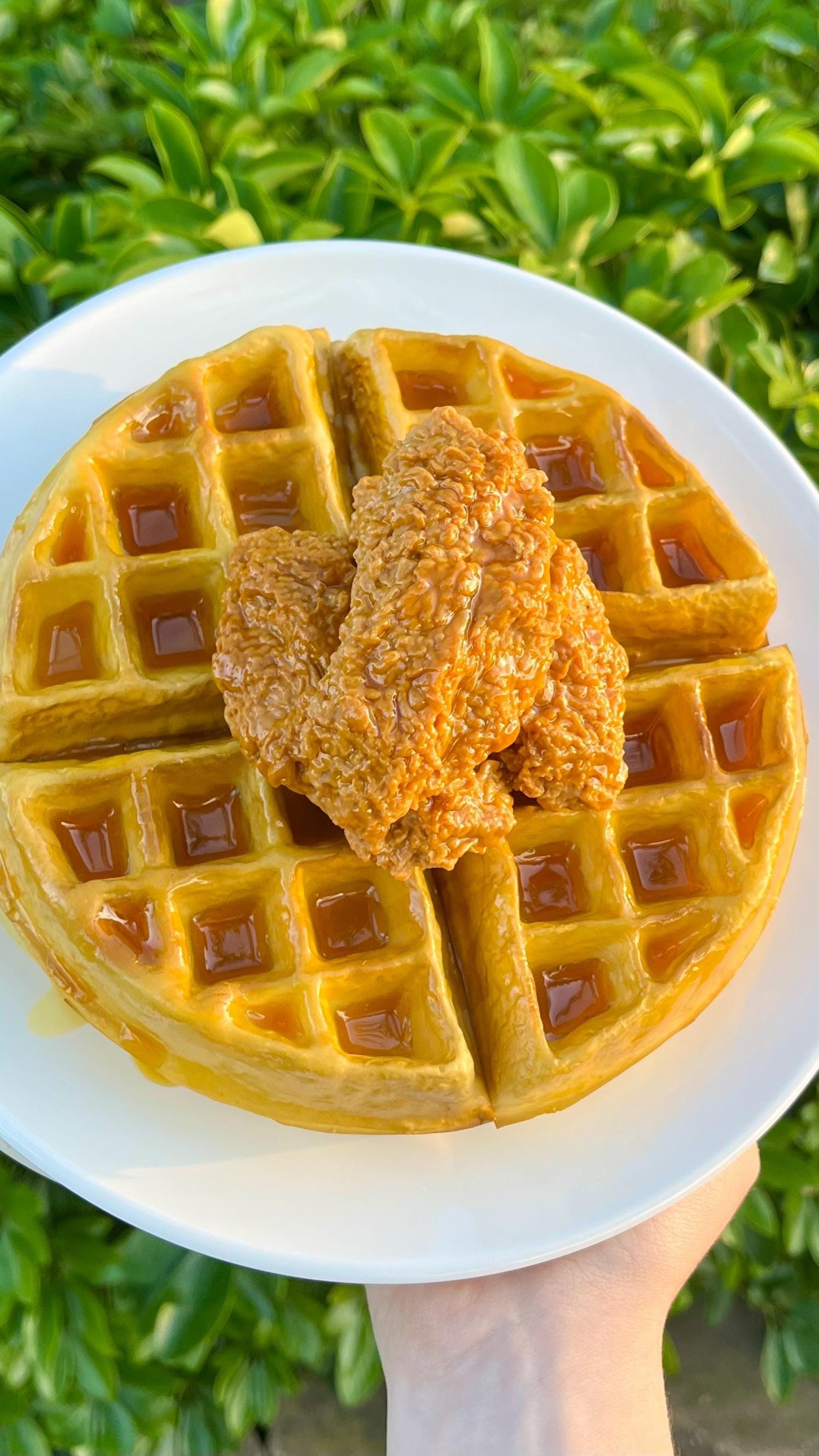 Chicken & Waffles Purse – Unique Wearable Art